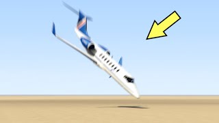 Plane Crash into Desert in GTA 5 Airplane Crash Test [upl. by Dimitri336]