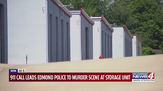 911 call leads Edmond Police to murder scene at storage unit [upl. by Eciryt]