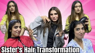 SISTER’S HAIR TRANSFORMATION 💇‍♀️ NA44 [upl. by Cote]