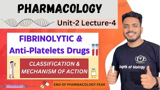 fibrinolytic and antiplatelet drugs  classification and mechanism of action  Thrombolytic [upl. by Nylarahs750]