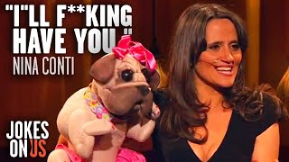 Nina Conti amp Her Pit Bull  Ventriloquist Stand Up Comedy  Jokes On Us [upl. by Ellerahs]