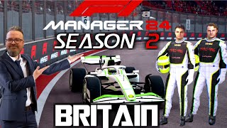 F1 Manager 24 Britain Season 2 Real Time Strategy amp Racing Action  R36 [upl. by Shel]