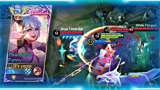 FANNY SOLO RANK MEETS MIYA TIKTOK 2K MATCHMOBILE LEGEND [upl. by Adnolaj]