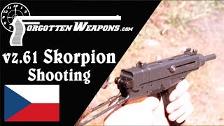 Shooting the Czech vz61 Skorpion Machine Pistol or PDW [upl. by Nylirahs296]