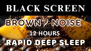 Fall Asleep with Green Noise  Black Screen for 12 Hours of Relaxing Sleep [upl. by Alie300]