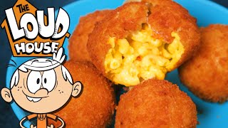 HOW TO MAKE Mac n Cheese Bites from THE LOUD HOUSE  Feast of Fiction [upl. by Aimak]