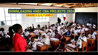 How to download KNEC CBA projects 2024 [upl. by Malan910]