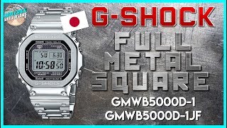 Full Metal Jacket  GShock Full Metal GMWB5000D1  GMWB5000D1JF Unbox amp Review [upl. by Eetnahs]