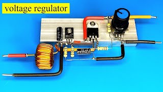 how to make a high power regulated power supply 30v to 12v [upl. by Slen]