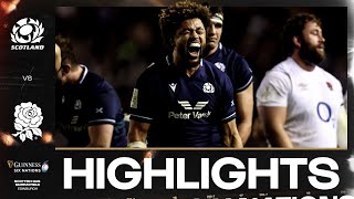 HIGHLIGHTS  🏴󠁧󠁢󠁳󠁣󠁴󠁿 SCOTLAND V ENGLAND 🏴󠁧󠁢󠁥󠁮󠁧󠁿  2024 GUINNESS MENS SIX NATIONS RUGBY [upl. by Ainav]