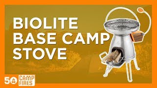 Camping Gear Biolite Base Camp Stove  50 Campfires [upl. by Ala]