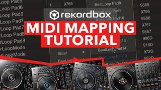 Rekordbox Midi Mapping Tutorial  Custom Setup for Pioneer DDJ Controllers [upl. by Felicio]