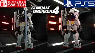 Gundam Breaker 4  Switch vs PS5 Comparison [upl. by Way]