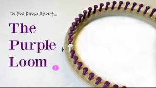 Purple Knifty Knitter Replacement Loom by CinDwood [upl. by Nycila516]