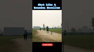 Brendon Mccullum Six  Mccullum Batting Style  shortsfeed cricket ytshorts ipl young [upl. by Jaffe]