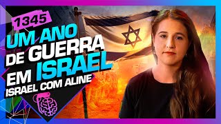 UM ANO DE CONFLITO EM ISRAEL ALINE SZEWKIES  Inteligência Ltda Podcast 1345 [upl. by Euqnomod]