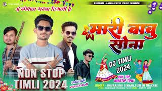 🔥New Timli Nonstop 2024  😘मारी बाबु सोना  Singer Bhurasing Senani  Aadiwasi Garba Timli [upl. by Netsirt566]