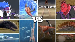 Dinosaur King Grudge Match  Jobaria vs Afrovenator  African Special [upl. by Waly366]