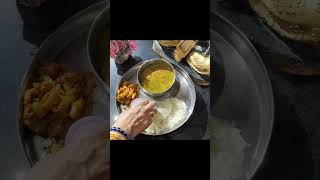 daal chawal thali recipe shorts ytshorts dalchawal trending viral recipes [upl. by Nert]