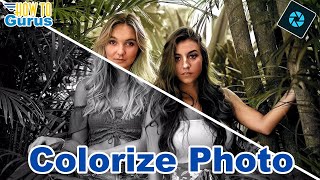 How to Colorize a Black and White Photo in Photoshop Elements [upl. by Egidio895]