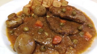 🍽️ TERNERA EN SALSA TRADICIONAL PARA MOJAR PAN 🥖BEATRIZ COCINA [upl. by Wassyngton]