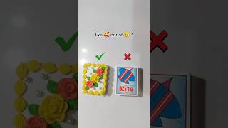 Clay craft 😱 l cake box making using waste wastematerialcraft clayartcreations ytshorts [upl. by Eletnahs]