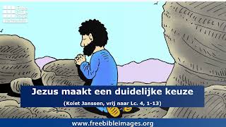 Verhaal  Jezus maakt een duidelijke keuze Lc 4 113 [upl. by Mafalda]