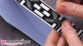 How to Repair a Dropped Bead in Loom Work [upl. by Samara971]