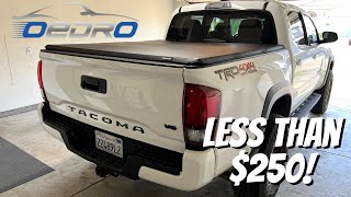 OEDRO 5ft Soft Trifold Tonneau Cover for 20162023 Toyota Tacoma  How to Install Unboxing Review [upl. by Nathanial632]