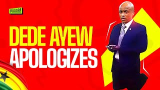 Dede Ayew Apologizes to Ghanaians [upl. by Lahcar64]