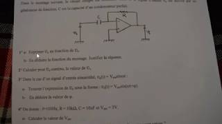 Électronique analogique  Correction dexamen 2  FST SETTAT [upl. by Worrad]