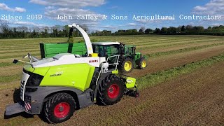 Silage 2019  John Salley amp Sons Agri Contractors New CLAAS 970 HD [upl. by Haland19]