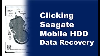 Seagate mobile HDD clicking not working repair data recovery 100809471 ST2000LM007 ST1000LM035 [upl. by Notneb]