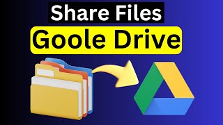 How to Share Google Drive Files or Folders with a Link  Full Guide [upl. by Goodhen]