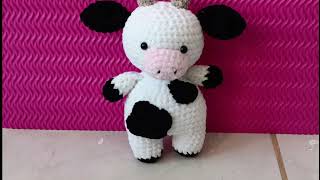 🫶🌈😍💖 Vaca a crochet Amigurumi tejidas a crochet paso a paso parte 1 [upl. by Asehr]