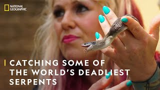 Catching Some of the World’s Deadliest Serpents  Snakes In The City  National Geographic [upl. by Nochur]