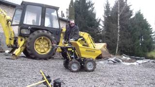 Garden Loader  Mini dumper  Motorisert trillebår [upl. by Nore]