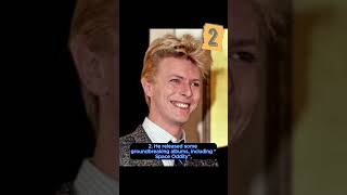 David Bowie’s 5 Biggest Achievements  shortsfeed youtube video subscribe success music [upl. by Sarid]