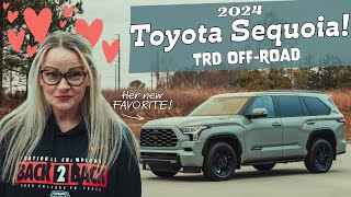 Is the Toyota Sequoia PERFECT for Us  2024 Toyota Sequoia Platinum TRD Offroad ROAD TRIP REVIEW [upl. by Ahsenrad]