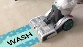 Push Forward To Wash Pull Back To Dry With Hoover® SmartWash™ [upl. by Bigner]