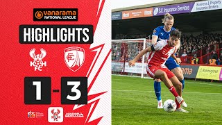 📺 HIGHLIGHTS  28 Oct 23  Harriers 13 Chesterfield [upl. by Rakia]