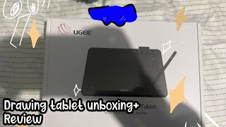 Unboxing  reviewing the UGEE S640 drawing tablet [upl. by Imuy]