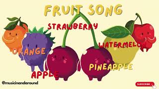 Fruit Song kids rhymes song story [upl. by Silsbye296]