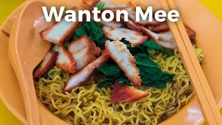 Wanton Mee in Singapore with Extra Sambal [upl. by Nnayram]