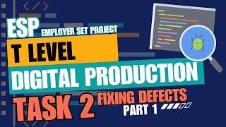 T Level Digital  Employer Set Project  Autumn 22  Task 2  Part 1 [upl. by Mharba28]