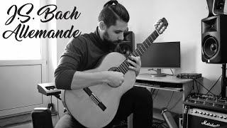 JS Bach  Allemande from French Suite No 4 BWV 815 Classical Guitar Arr Andrey Korolev [upl. by Aihpos]