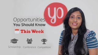 Scholarship amp Competition you should know this week  Youth Opportunities [upl. by Beall707]