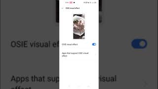 OSIE vision effectsosie visual effect kya hai after Realme ui new update secret features review [upl. by Ellehcit]