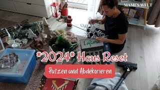 2024 HAUS RESET  PUTZEN UND ABDEKORIEREN [upl. by Nylzaj868]