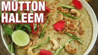 Hyderabadi Haleem Recipe  How To Make Mutton Haleem  Indian Culinary League  Varun Inamdar [upl. by Aniad]